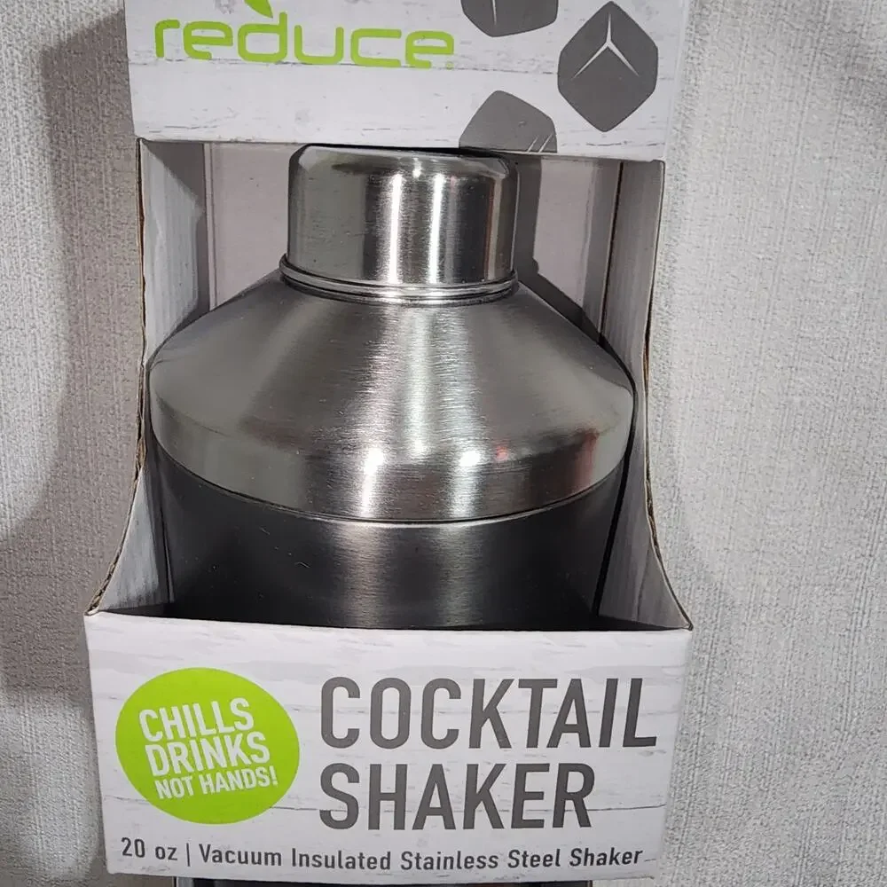 Reduce cocktail shaker 20oz insulated stainless steel shaker